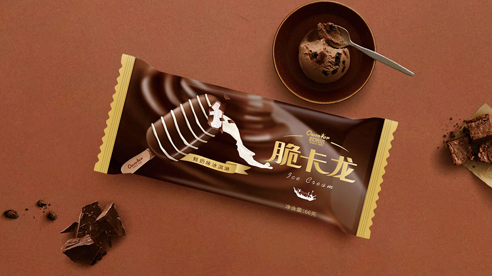 欧米尔冰淇淋包装设计